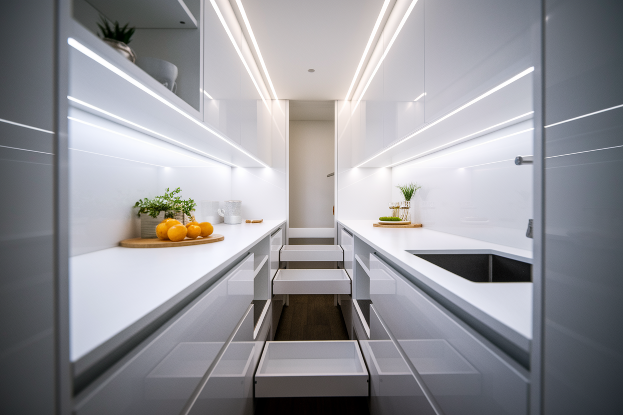 Petite Cuisine Fermée : Idées d'Aménagement pour Optimiser l'Espace Carré