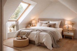chambre-mansardee-lit-lumiere-naturelle