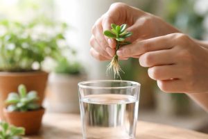 Bouturer Crassula dans l&rsquo;Eau : la Méthode Pas à Pas