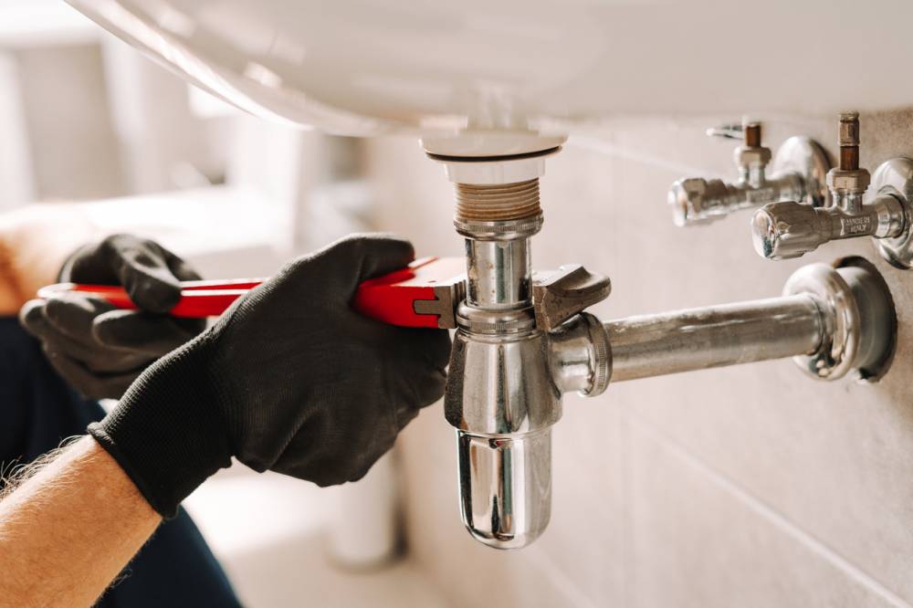 intervention sanitaire sur fuite d'eau en Suisse