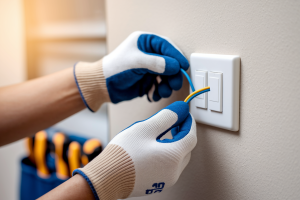 mains-gants-fils-interrupteur-double