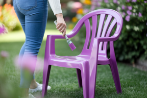 personne-dos-peignant-chaise-jardin